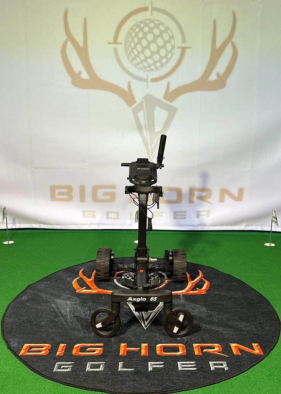 Axglo E5 Follow Me Electric Golf Push Cart 