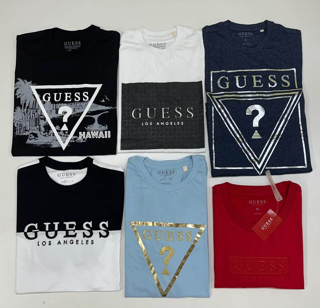GUESS Marke Herren Rundhals T-Shirts