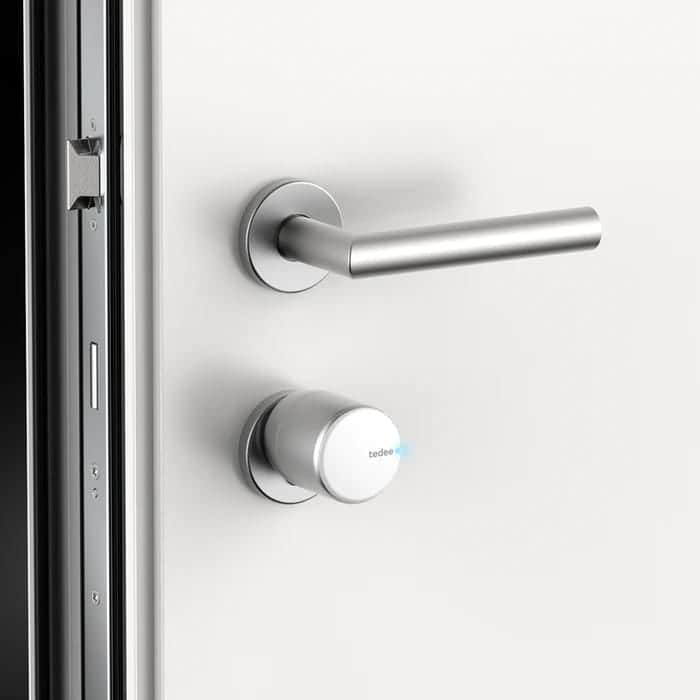 Tedee GO2 Smart Locks (White/Silver)