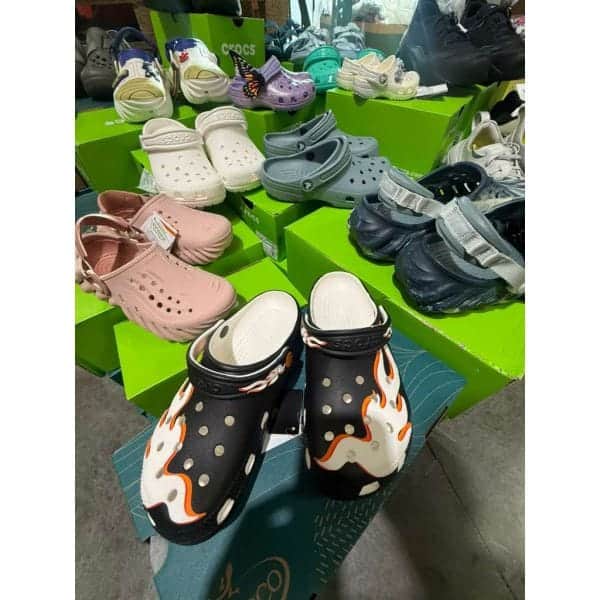 Crocs and Chaco wholesale footwear mixed lot