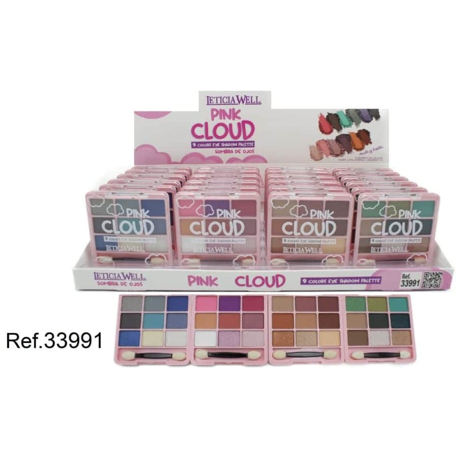 PINK CLOUD EYESHADOW LETICIA WELL PACK OF 24