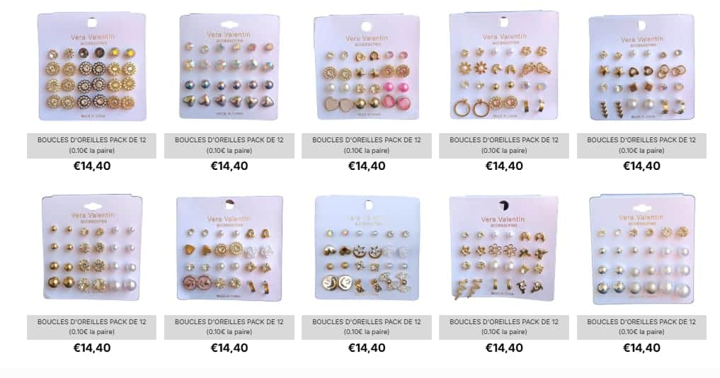Lot of 4320 fashion earrings