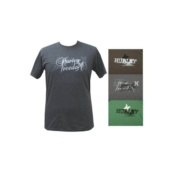 Assortiment de t-shirts graphiques pour hommes Hurley en gros, 48 pièces.