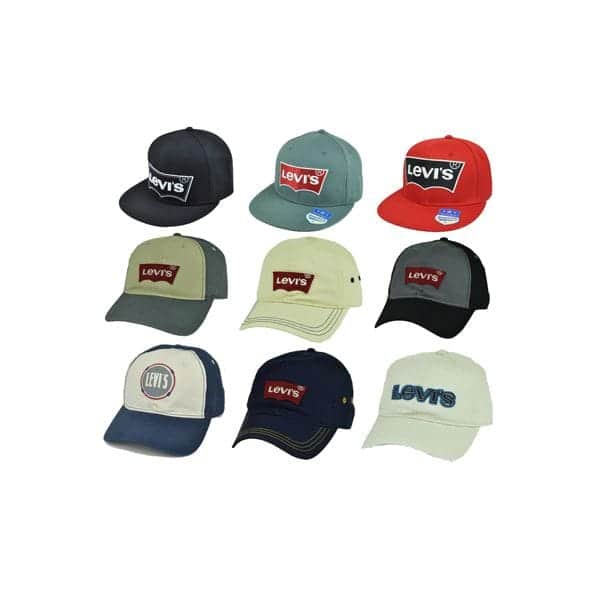 Assortiment de chapeaux Levi's en gros 36 pcs.