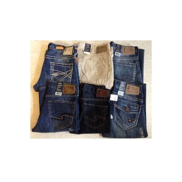 Silver Jeans Herren gemischte Denim 18 Stk.