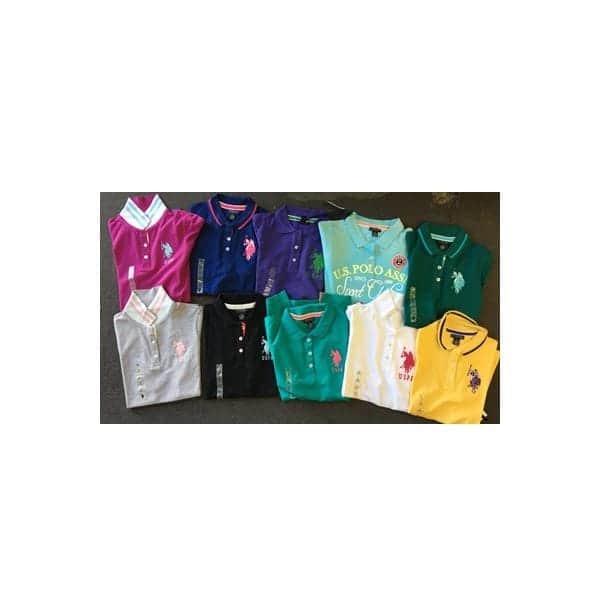 U.S. Polo Assn. polos de manga corta para mujer al por mayor 36 piezas.