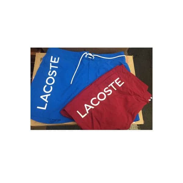 Lacoste wholesale swim shorts assortment 12pcs.