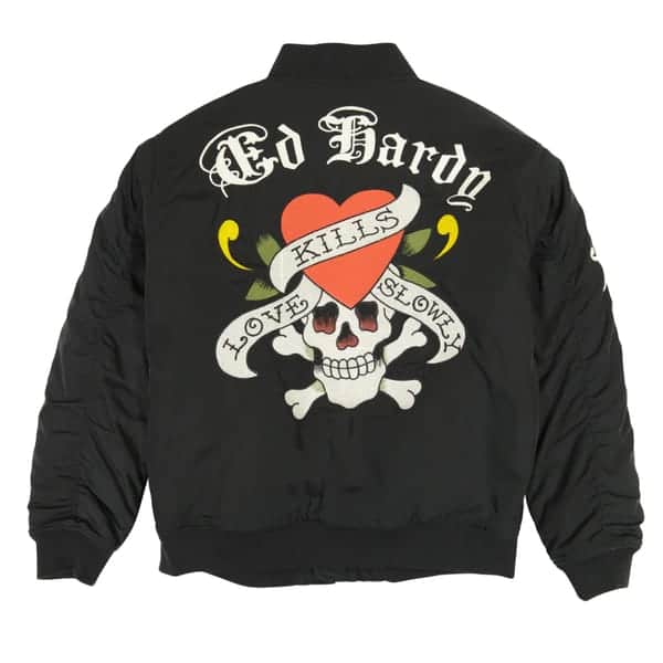 Vestes matelassées unisexes Ed Hardy en gros 16 pcs.