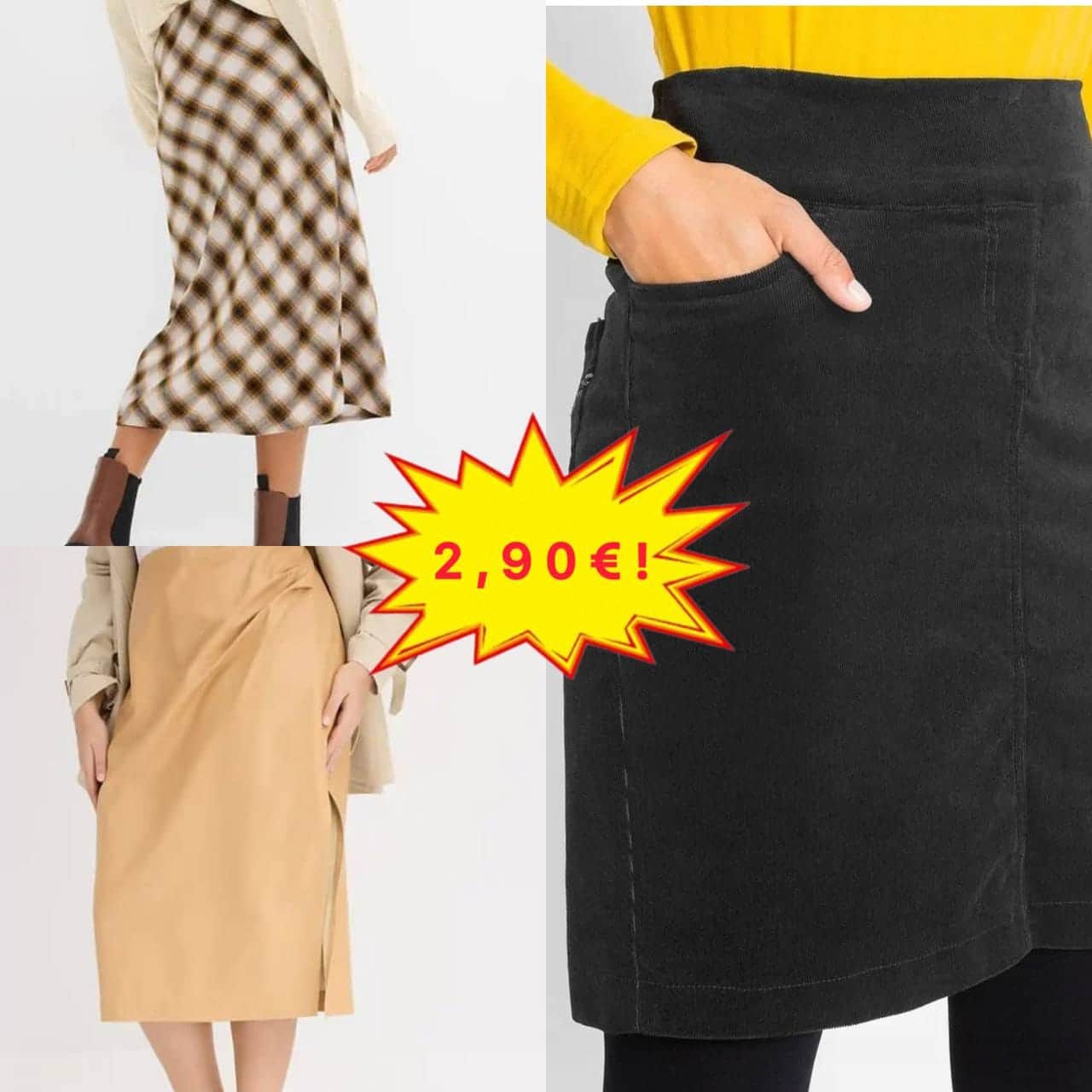 WOMEN'S STOCK SKIRTS FROM GERMAN MARKETPLACES