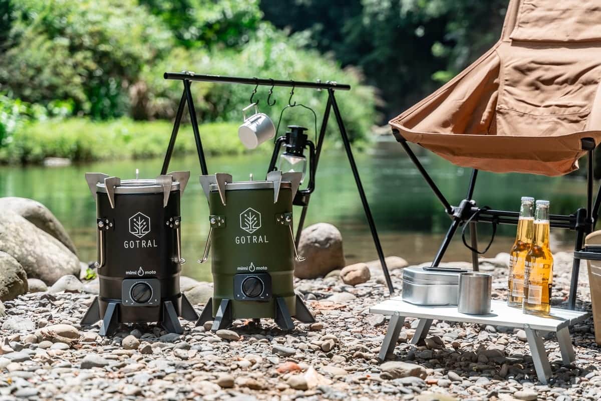 Portable Wood Pellet Camping Stove／No smoke outdoor stove