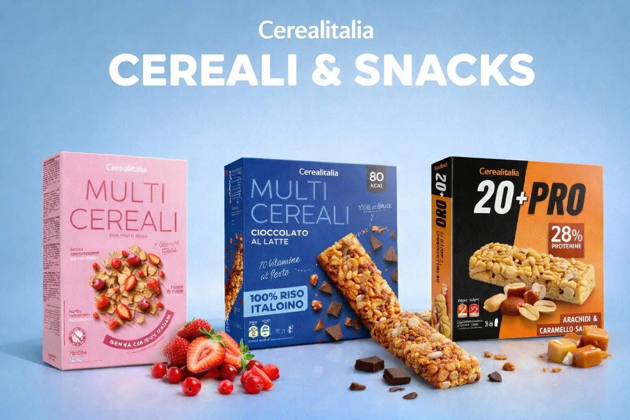 Cerealitalia Multi Cereali & 20+ PRO Snack Bars – Healthy Italian Cereal Snacks
